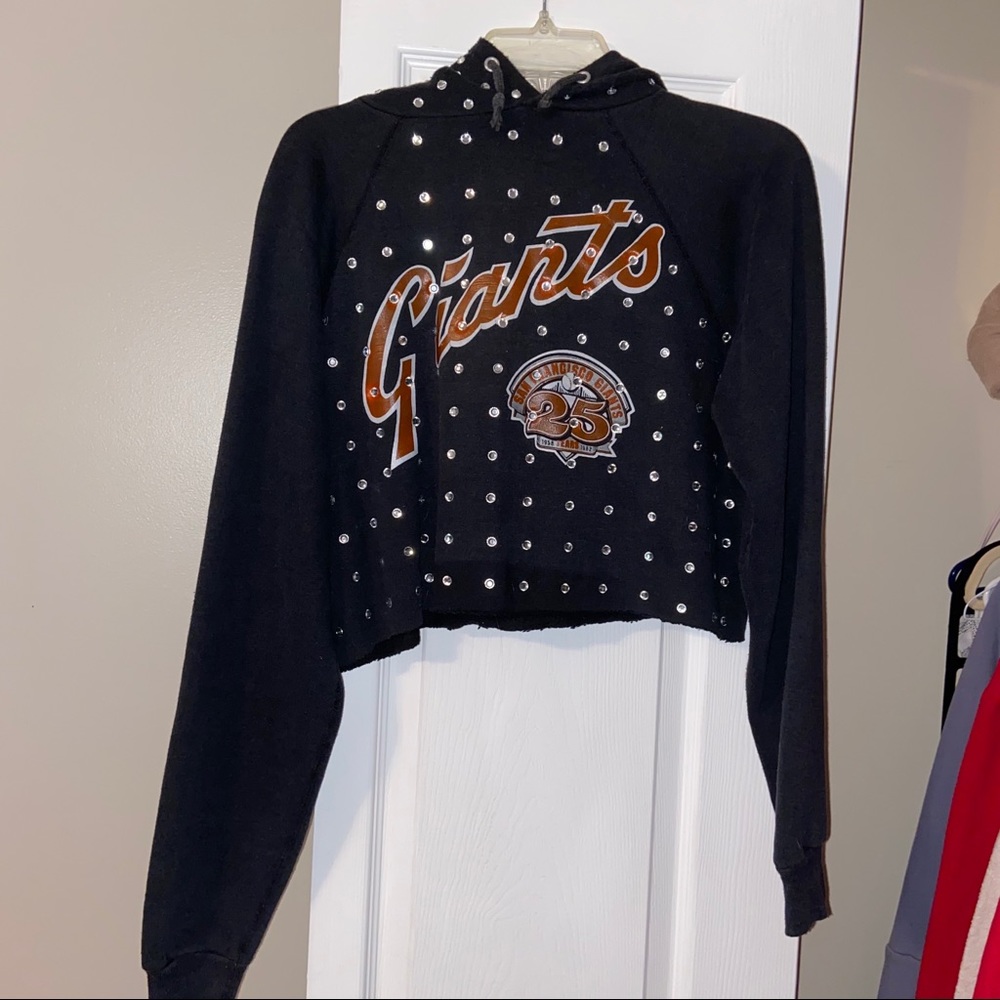 San Francisco Giants crop hoodie